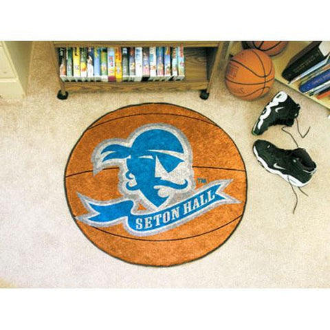 Seton Hall Pirates NCAA Basketball Round Floor Mat (29)