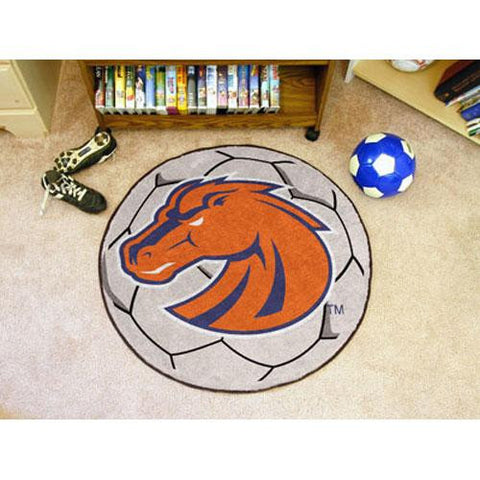 Boise State Broncos NCAA Soccer Ball Round Floor Mat (29)