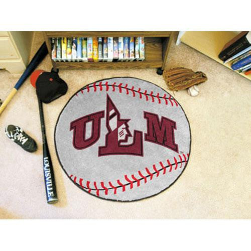 Louisiana Monroe Indians NCAA Baseball Round Floor Mat (29)