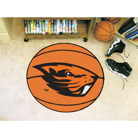 Oregon State Beavers NCAA Basketball Round Floor Mat (29)