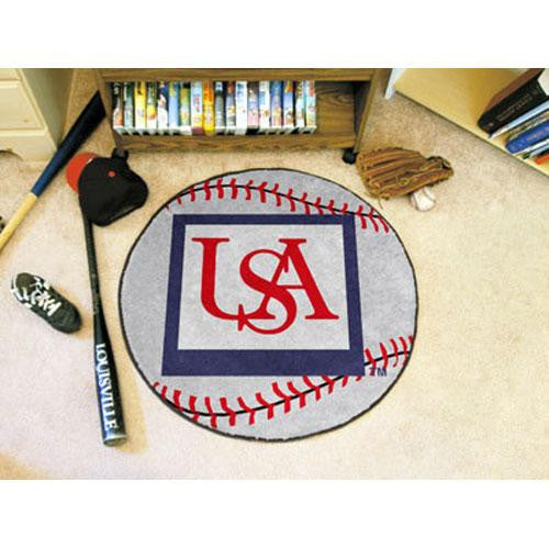 South Alabama Jaguars NCAA Baseball Round Floor Mat (29)