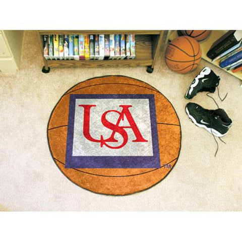 South Alabama Jaguars NCAA Basketball Round Floor Mat (29)