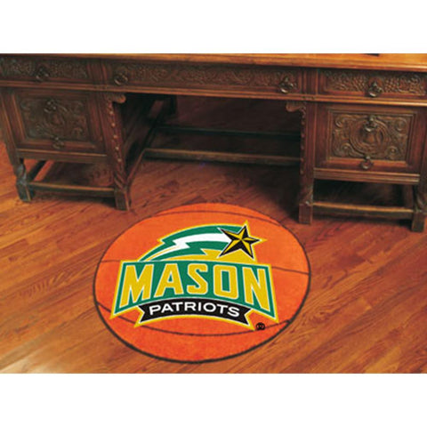 George Mason Patriots NCAA Basketball Round Floor Mat (29)