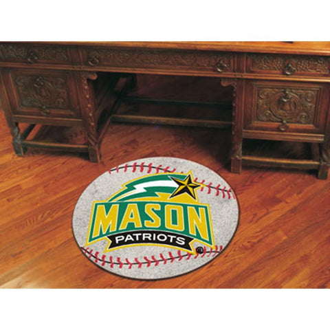 George Mason Patriots NCAA Baseball Round Floor Mat (29)