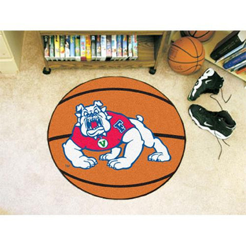 Fresno State Bulldogs NCAA Basketball Round Floor Mat (29)