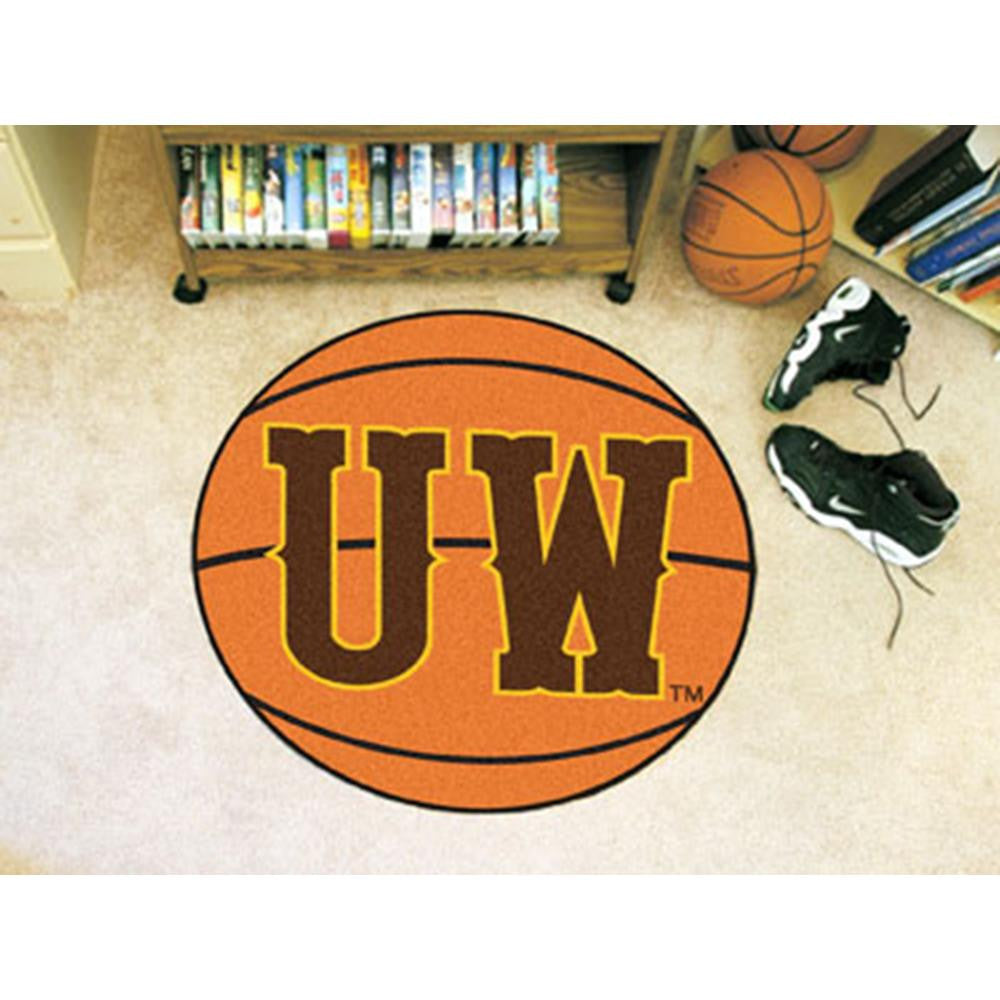 Wyoming Cowboys NCAA Basketball Round Floor Mat (29)