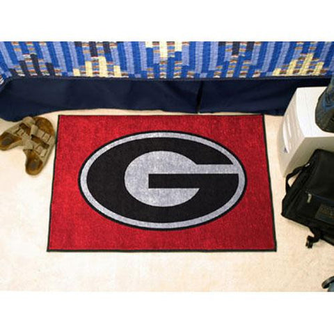 Georgia Bulldogs NCAA Starter Floor Mat (20x30) G Logo on Red