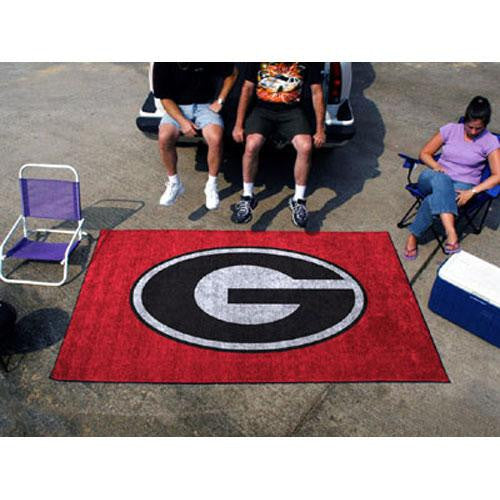 Georgia Bulldogs NCAA Ulti-Mat Floor Mat (5x8') G Logo on Red