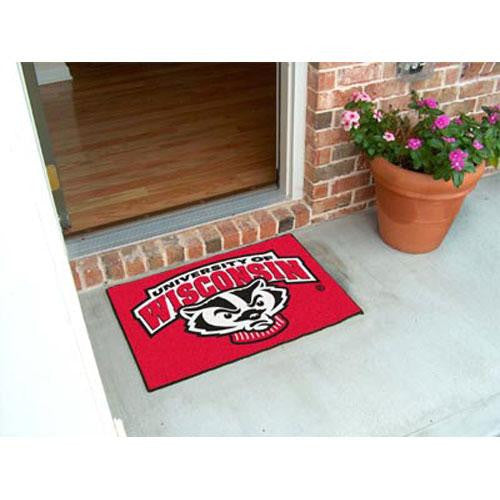 Wisconsin Badgers NCAA Starter Floor Mat (20x30) Badger Logo