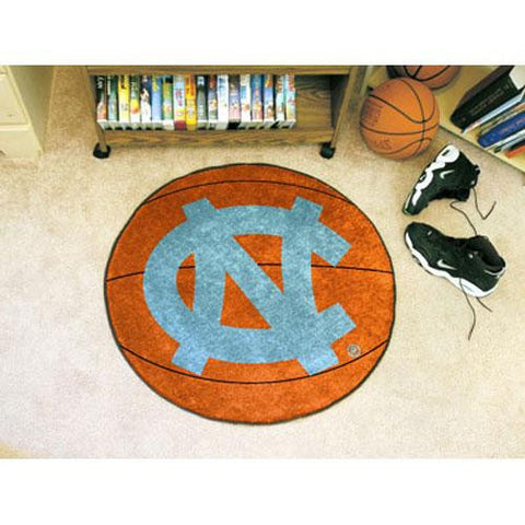 UNC - Chapel Hill NCAA Basketball Round Floor Mat (29) NC Logo