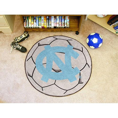 UNC - Chapel Hill NCAA Soccer Ball Round Floor Mat (29) NC Logo