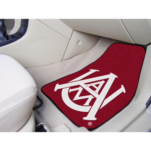 Alabama A&M Bulldogs NCAA 2-Piece Printed Carpet Car Mats (18x27)