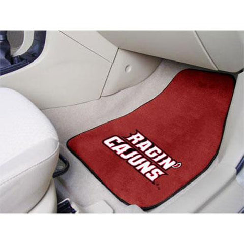 Louisiana Lafayette Ragin Cajuns NCAA Car Floor Mats (2 Front)