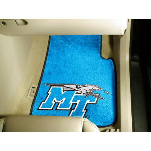 Middle Tennessee State Blue Raiders NCAA Car Floor Mats (2 Front)