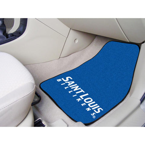 St Louis Billikens NCAA 2-Piece Printed Carpet Car Mats (18x27)