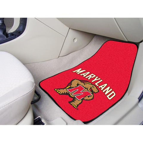 Maryland Terps NCAA Car Floor Mats (2 Front)