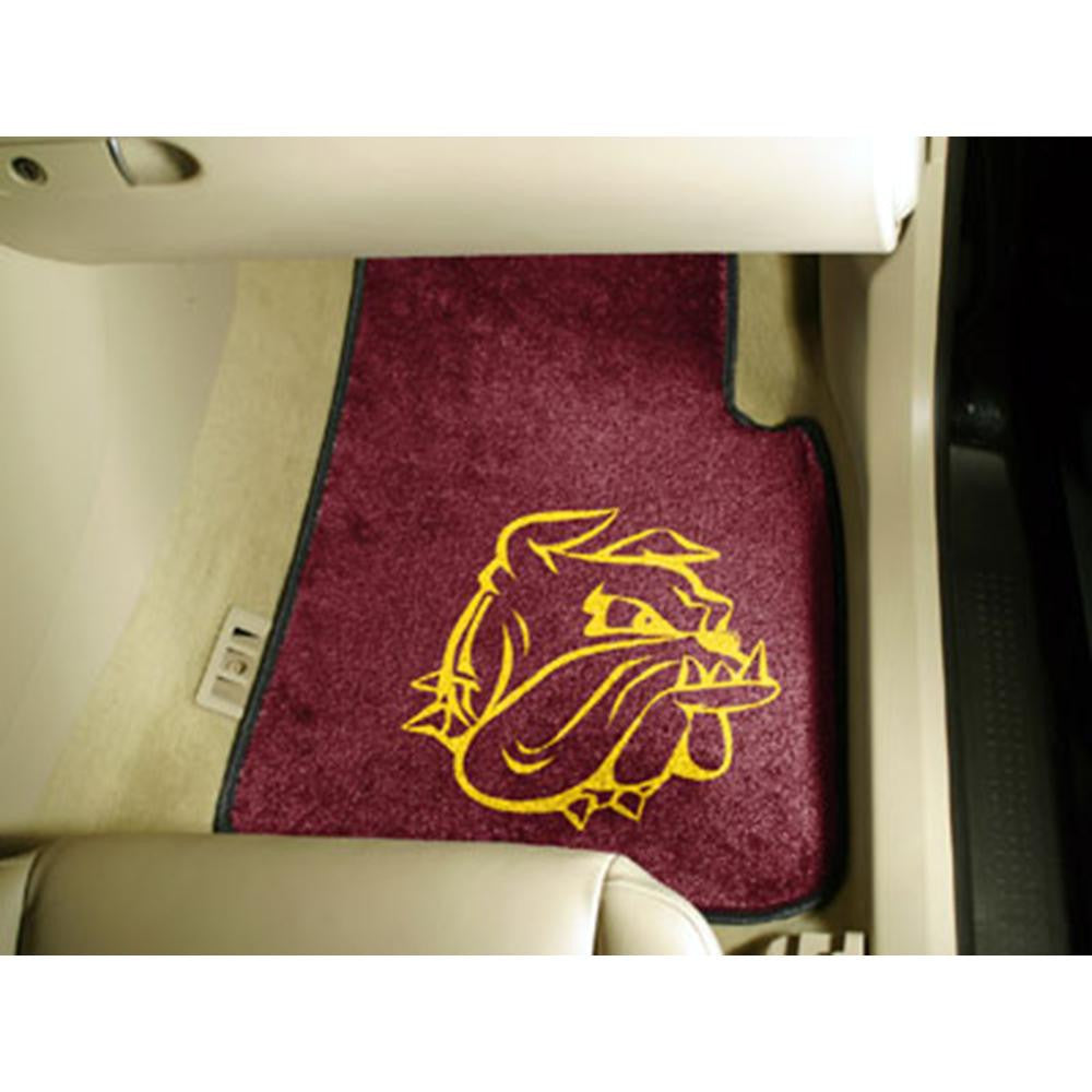 Minnesota Duluth Bulldogs NCAA 2-Piece Printed Carpet Car Mats (18x27)