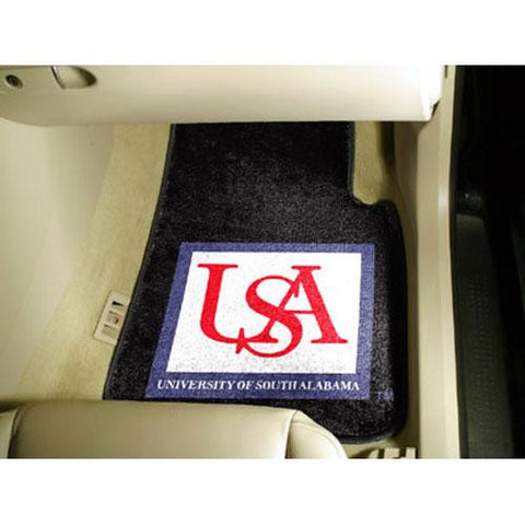 South Alabama Jaguars NCAA Car Floor Mats (2 Front)