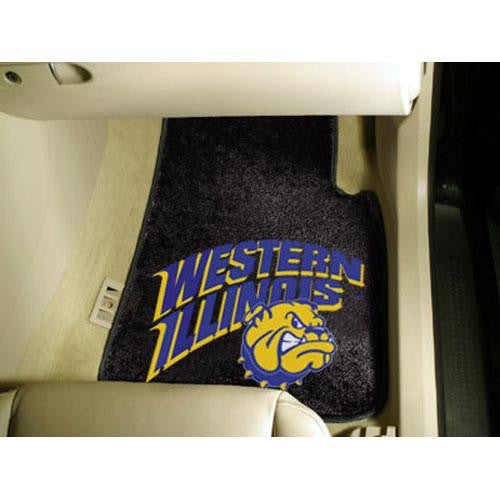 Western Illinois Leathernecks NCAA Car Floor Mats (2 Front)