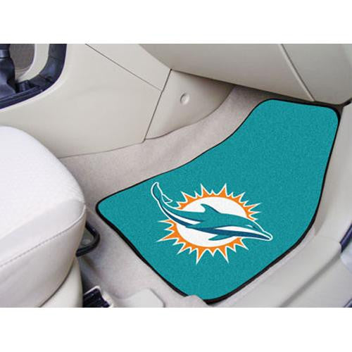 Miami Dolphins NFL Car Floor Mats (2 Front)