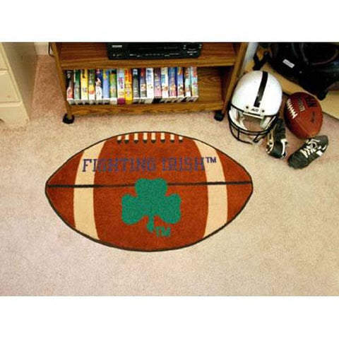 Notre Dame Fighting Irish NCAA Football Floor Mat (22x35) Fighting Irish Logo