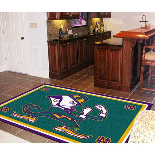 Notre Dame Fighting Irish NCAA Floor Rug (4'x6') Fighting Irish Logo