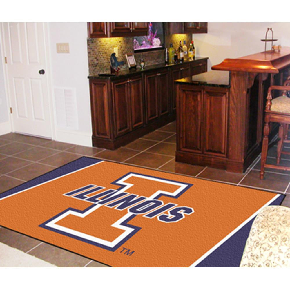 Illinois Fighting Illini NCAA Floor Rug (4'x6')