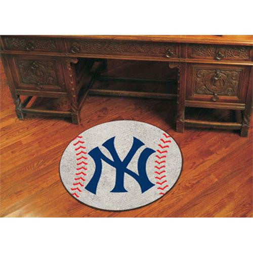 New York Yankees MLB Baseball Round Floor Mat (29)