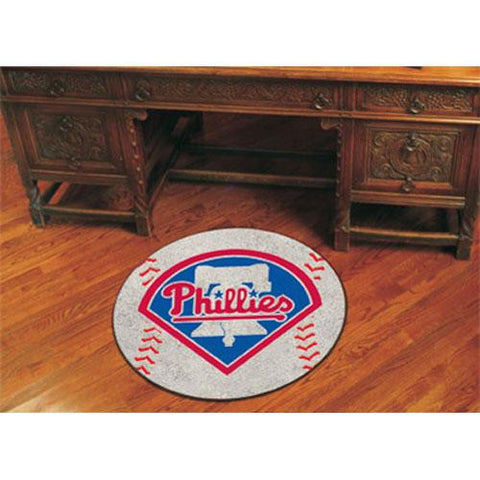 Philadelphia Phillies MLB Baseball Round Floor Mat (29)