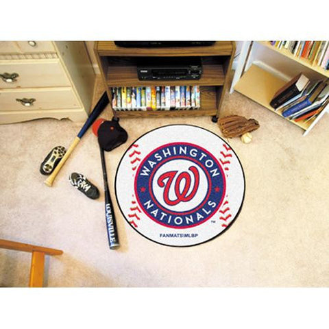 Washington Nationals MLB Baseball Round Floor Mat (29)