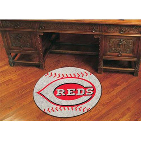 Cincinnati Reds MLB Baseball Round Floor Mat (29)