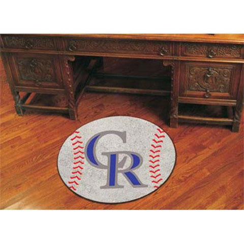 Colorado Rockies MLB Baseball Round Floor Mat (29)