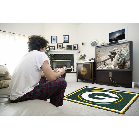 Greenbay Packers NFL Floor Rug (4'x6')