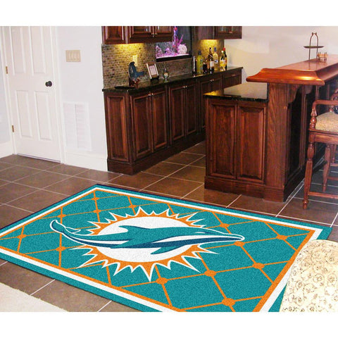 Miami Dolphins NFL Floor Rug (5x8')