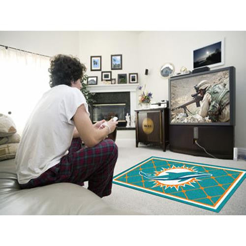 Miami Dolphins NFL Floor Rug (4'x6')