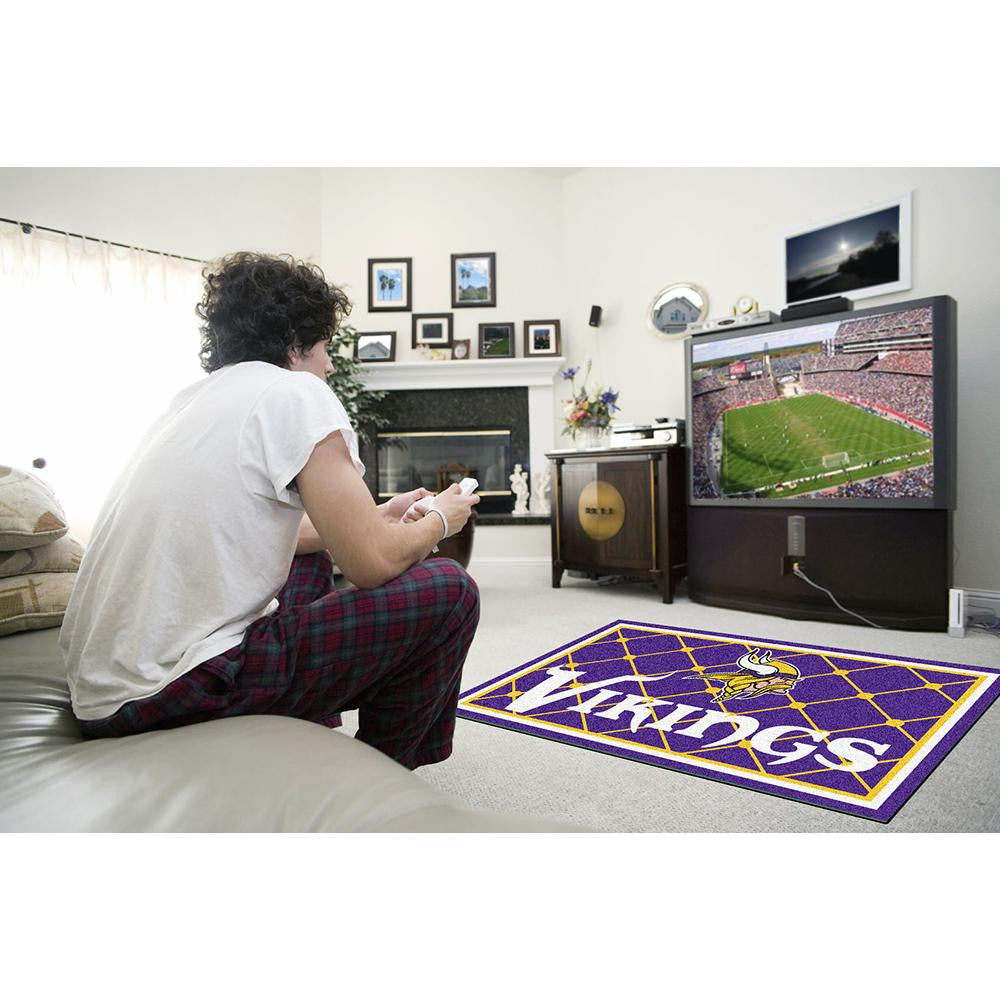 Minnesota Vikings NFL Floor Rug (4'x6')