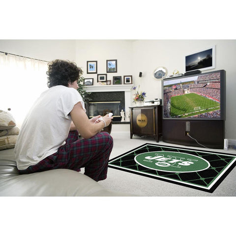 New York Jets NFL Floor Rug (4'x6')