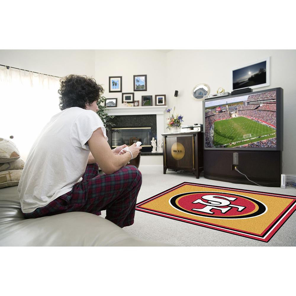 San Francisco 49ers NFL Floor Rug (4'x6')