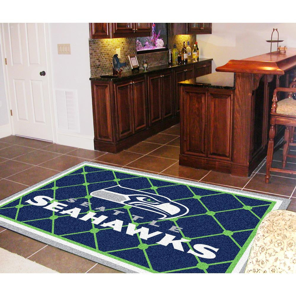 Seattle Seahawks NFL Floor Rug (5x8')