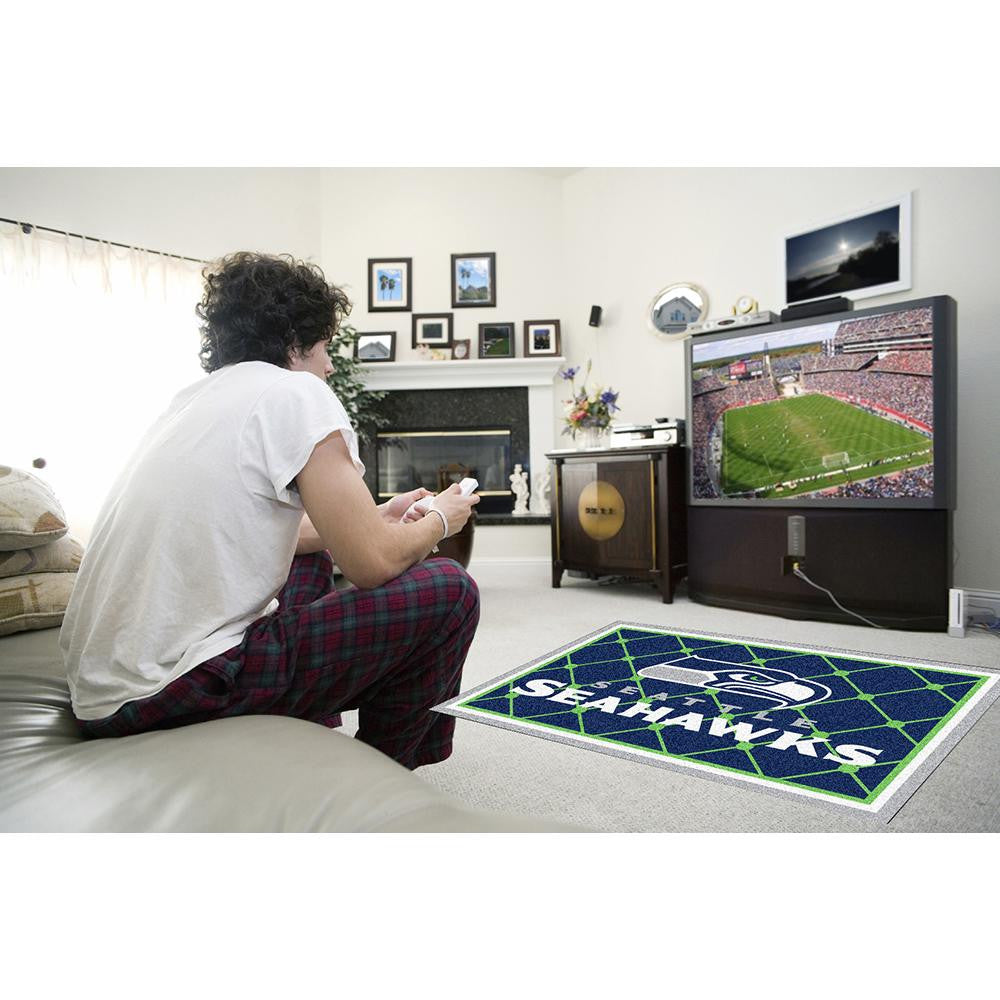 Seattle Seahawks NFL Floor Rug (4'x6')