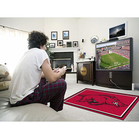 Arkansas Razorbacks NCAA Floor Rug (4'x6')