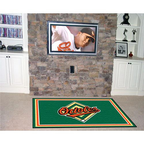 Baltimore Orioles MLB Floor Rug (4'x6')