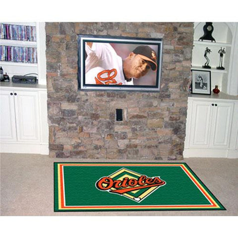 Baltimore Orioles MLB Floor Rug (5x8')