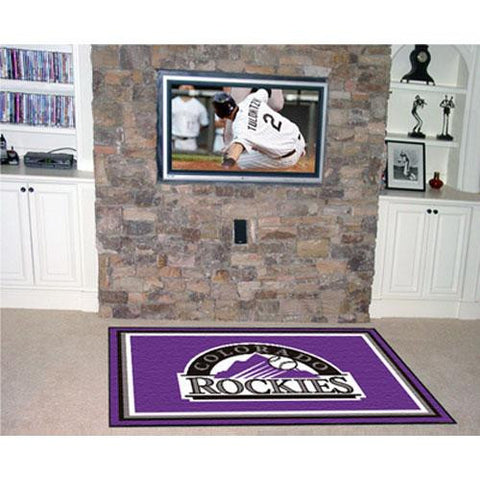 Colorado Rockies MLB Floor Rug (4'x6')