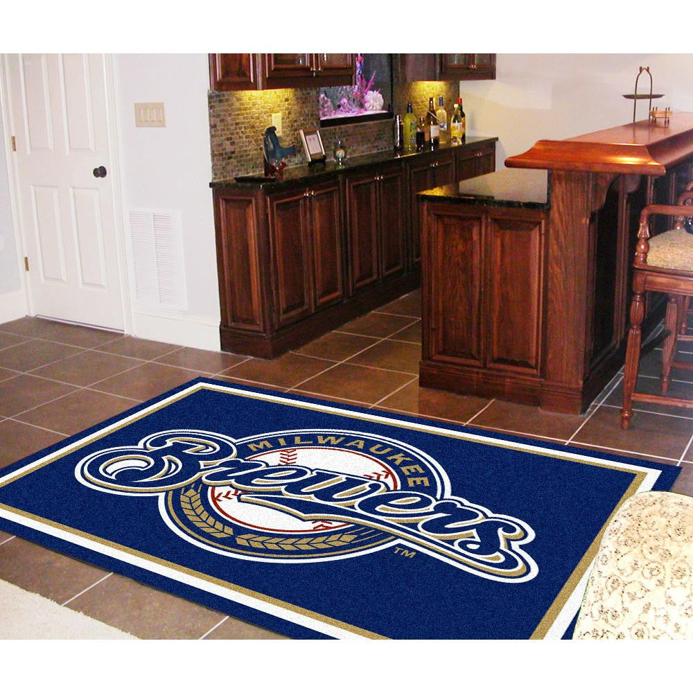 Milwaukee Brewers MLB Floor Rug (5x8')