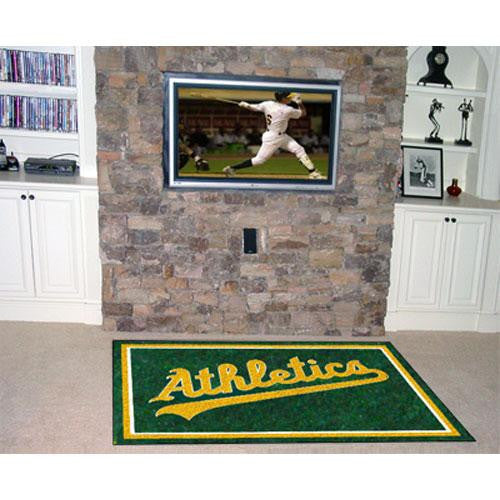 Oakland Athletics MLB Floor Rug (4'x6')