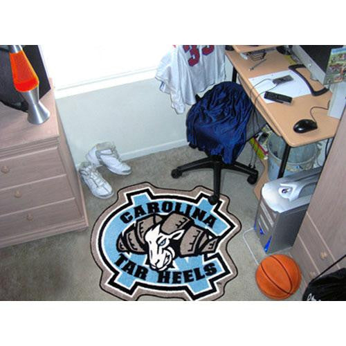 North Carolina Tar Heels NCAA Cut-Out Floor Mat