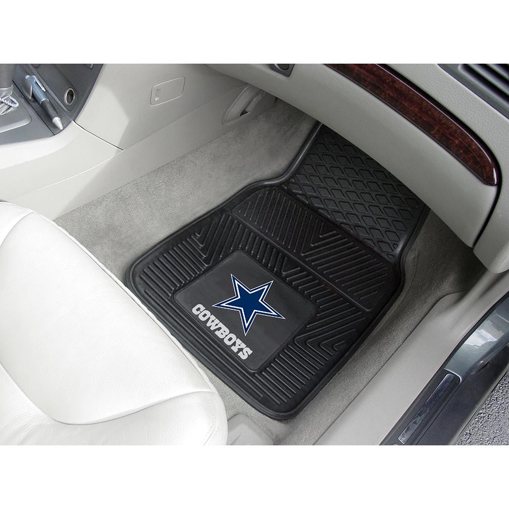 Dallas Cowboys NFL Heavy Duty 2-Piece Vinyl Car Mats (18x27)