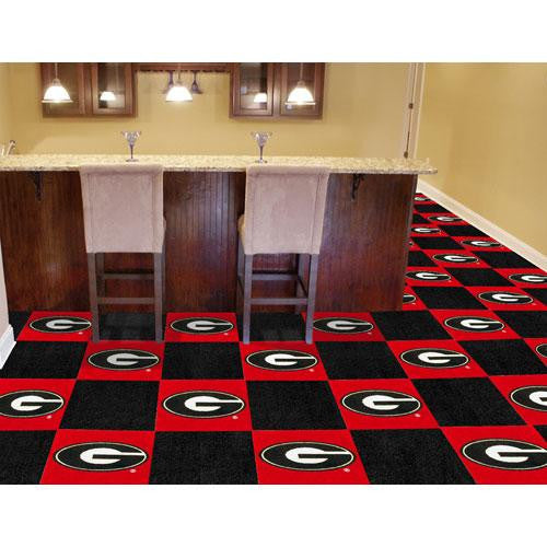 Georgia Bulldogs NCAA Team Logo Carpet Tiles