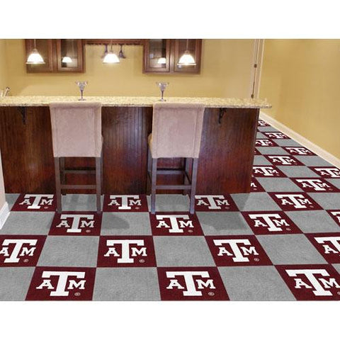 Texas A&M Aggies NCAA Team Logo Carpet Tiles